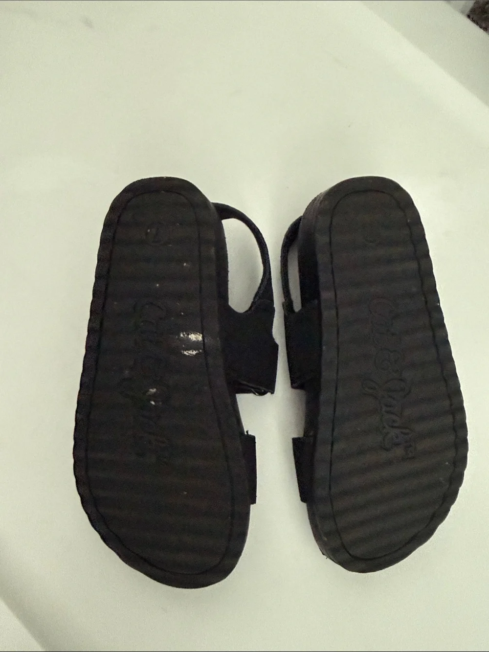 Cat & Jack Black Adjustable Strap Sport Sandals